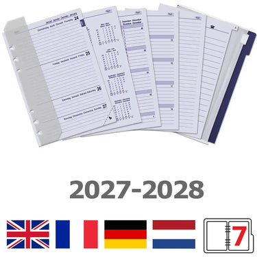 6306-27-28 210 x 144 mm A5 6 Anneaux REAGNE REFOUR